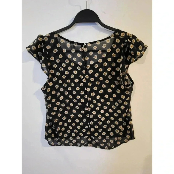 Charlotte Russe Blue Floral Top - Picture 2 of 5